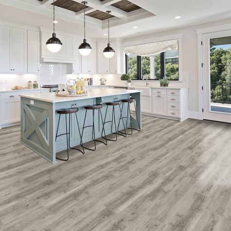 Select Surfaces Smokey Harbor Rigid Core Vinyl Plank Flooring - Sam's Club Dark Gray Wood, Vinyl Flooring Sheet, Gray Tones, Vinyl Plank Flooring, Sam's Club, Luxury Vinyl Flooring, Vinyl Tile, Types Of Flooring, Plank Flooring