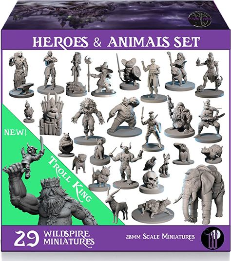 Dnd Accessories, Dnd Mini, Dnd Minis, Fantasy Figures, Dungeons And Dragons Miniatures, 28mm Miniatures, D&d Miniatures, Dnd Miniatures, Majestic Animals