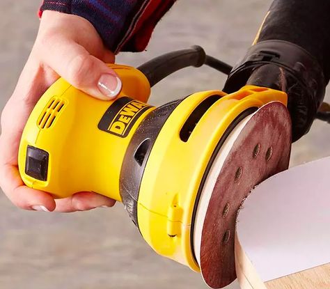 A Guide to Power Sanders and How to Use Them Detail Sander, Power Sander, Warm Compress, Stripping Paint, Dust Extraction, Belt Sander, Sanding Block, Circular Pattern, Black & Decker