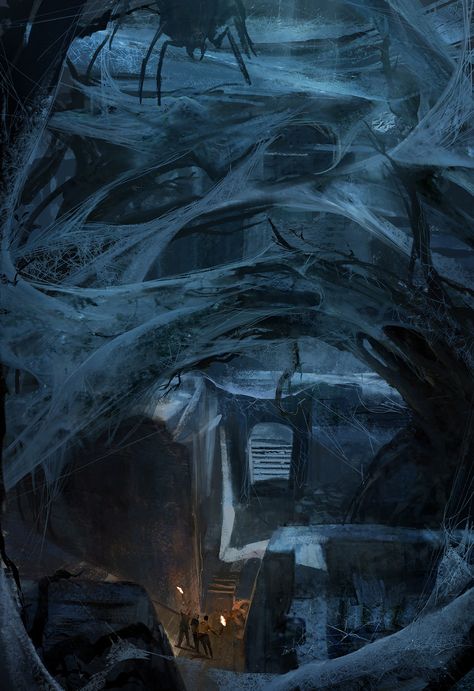 Spider Cave Battlemap, Spider Cave, Giant Spider, Heroic Fantasy, Spider Art, Rpg Map, Location Inspiration, 다크 판타지, Alien Worlds