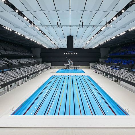 Swimming Pool Architecture, Geothermal Heating, Big Splash, 2020 Olympics, Tokyo 2020, Tokyo Olympics, April 6, Rio 2016, 8 Months