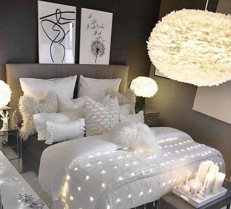 Gorgeous Bedrooms, Girl Bedroom Designs, Cozy Room Decor, Teen Bedroom Decor, Girl Bedroom Decor, Stylish Bedroom, Small Room Bedroom, Cozy Room, Room Inspiration Bedroom