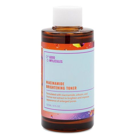 Healthy Skin Good Molecules Brightening Toner, Niacinamide Brightening Toner, Good Molecules Niacinamide Serum, Good Molecules Toner, Skincare That Actually Works, Good Molecules Niacinamide Toner, Good Molecules Skincare, Niacinamide Toner, Toner For Dry Skin