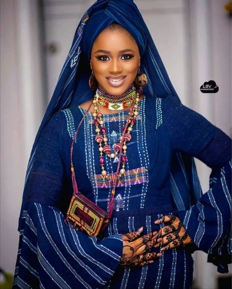 Hausa Fashion, Hausa Bride, Nigerian Bride, African Traditional Wedding, Latest Fashion Dresses, Nigerian Styles, African Traditional Dresses, Nigerian Wedding, African Wedding