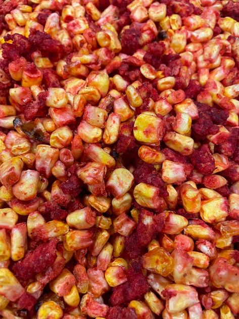 Freeze dried corn with takis and hot cheetos. Yum! Hot Cheetos, Corn Snacks, Dried Corn, Freeze Dried Fruit, Fruit Vegetables, Healthy Delicious, Freeze Dried, Freeze Drying, Dried Fruit