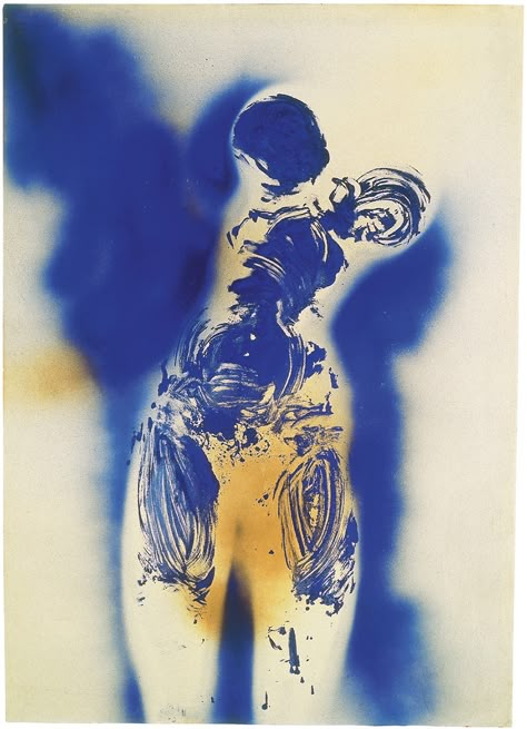 Yves Klein Blue, Yves Klein, Art Et Illustration, Land Art, Pics Art, Blue And Yellow, Art Exhibition, Aesthetic Art, Art Inspo