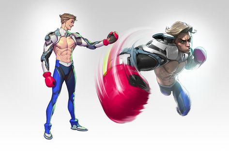 ArtStation - Futuristic Boxer, Rafael De Guzman Animation Drawing Sketches, Black Cartoon Characters, Cyberpunk Character, Game Character Design, Ex Machina, Animated Drawings, Cyberpunk Art, Armor Concept, Character Design Male