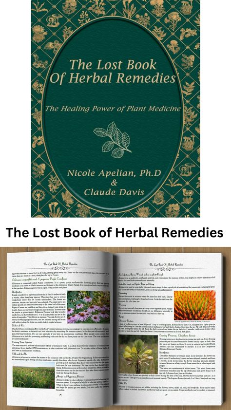 304 color pages, paperback, improved print quality, and a lot more plant identification details.  This unique book is written by Dr. Nicole Apelian - an herbalist with over 20 years of experience working with plants. The Lost Book of Herbal Remedies has color pictures of over 181 healing plants, lichens, and mushrooms of North America (2-4 pictures/plant for easy identification). Affiliate Link The Lost Book Of Herbal Remedies, Nicole Apelian, Herbal Garden, Best Islamic Books, Witchcraft Books, Biology Lessons, Islamic Books, Color Pages, Healing Plants