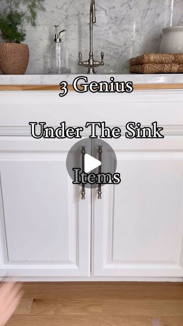 Christina Serrano on Instagram: "We use these 3 items under our bar sinks! All 3 are quality - & they make our lives a little easier!🙏🏼➡️Comment UNDER SINK to immediately receive links to these under the sink items.  Pull out cabinet, rolling trashcan (made by a premium brand my custom kitchen cabinet installer recommended!), and adhesive paper towel roll. Cabinet comes with strong adhesive option!" Under Sink Cabinet Kitchen, Kitchen Sink Cabinet Ideas, Stone Sink Kitchen, Bar Sinks, Pull Out Cabinet, Kitchen Sink Cabinet, Under Sink Cabinet, Kitchen Sink Storage, Custom Kitchen Cabinets