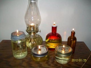 FREE OIL LAMPS With USED COOKING OIL As an Additive to LAMP FUEL - Instructables Oil Lamp Fuel, Diy Heater, Emergency Preparedness Kit, Emergency Preparation, Diy Oils, Prepper Survival, Emergency Supplies, Emergency Prepping, Survival Food