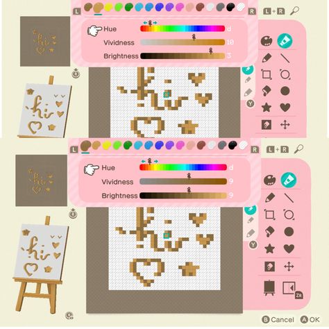 Animal Crossing Sand Art, Acnh Sand Art Codes, Acnh Sand Art, How To Makw, How To Make Sand, Animale Crossing, Acnh Kidcore, Design Grid, Sand Drawing