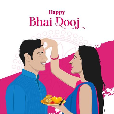 Happy Bhai Dooj Images, Bhai Dooj Images, Bhai Dooj Wishes, Happy Bhai Dooj, Brother And Sister Relationship, Iphone Wallpaper Earth, Minimalist Poster Design, Background Love, Bhai Dooj