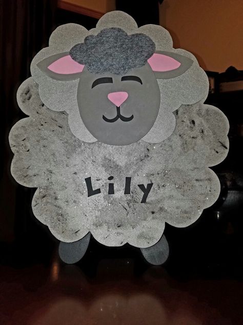 Lamb Valentine Box - Sheep Valentine Box - Lamb - Sheep - Valentine Box - Sheep Craft - Lamb Craft - Craft - Valentine Sheep Valentine Box Ideas, Valentines Day Boxes, Sheep Craft, Valentine Box Ideas, Lamb Craft, Superhero Vbs, Emily Elizabeth, Valentine Boxes, Valentines Box