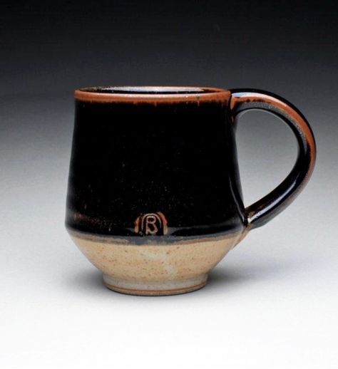 Tenmoku Glaze Combinations, Temmoku Glaze Combos, Glazes On Black Clay, Basaltic Glaze, Tenmoku Glaze, Ceramic Cups, Ceramic Pottery, Ceramic Art, Glaze