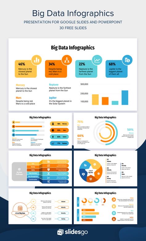 Analyse large amounts of information using these Big Data Infographics. Available now as Google Slides & PowerPoint template Demographic Design, Business Infographic Templates, Big Data Infographic, Best Canva Templates, Dashboard Design Template, Data Dashboard, Powerpoint Charts, Powerpoint Free, Infographic Powerpoint