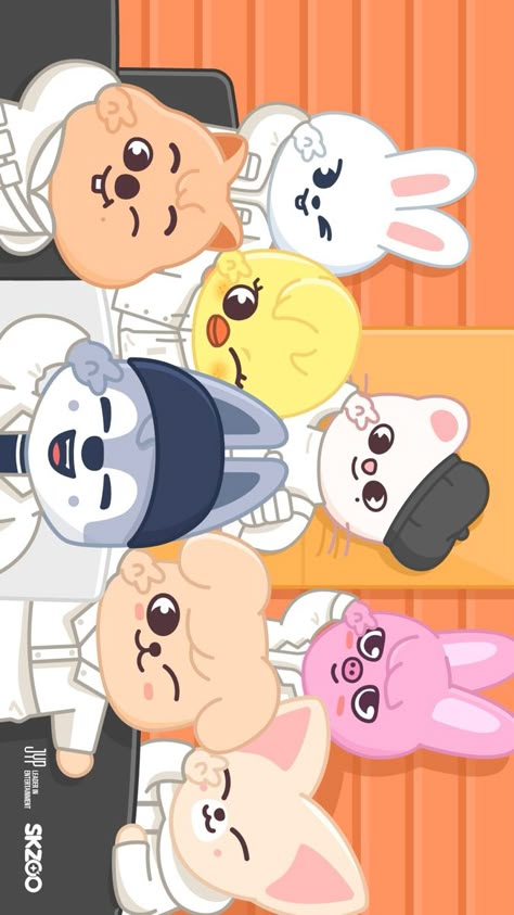 Pop Characters, Skz Wallpaper, Kpop Iphone Wallpaper, Kids Zoo, Fox Games, Kids Background, Wall Drawing, Skz In Cute, Savage Kids