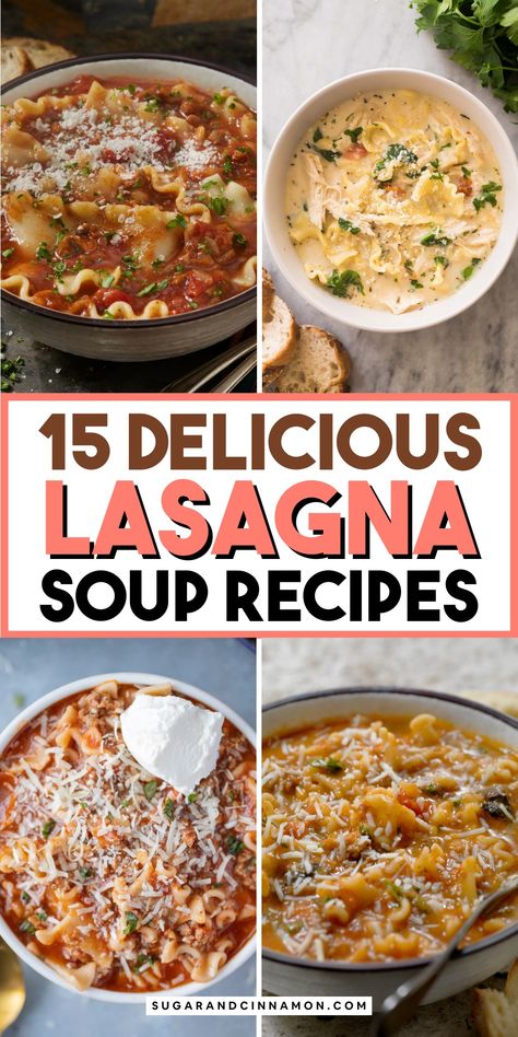 Lasagna Soup Recipes became popular in the 1930s and since then more variations of this dish have been introduced. The delicious flavor of lasagna soup is not the only reason behind its popularity, it is also packed with protein, veggies, and fiber, you can also get a low-calorie and gluten-free lasagna soup recipe. Lasagna Soup Without Ricotta Cheese, Low Calorie Lasagna Soup, Ww Lasagna Soup, Healthier Lasagna Soup, 3piecesofpecan Lasagna Soup, Gluten Free Lasagna Soup, Lasagne Soup, Easy Lasagna Soup, Gluten Free Lasagna