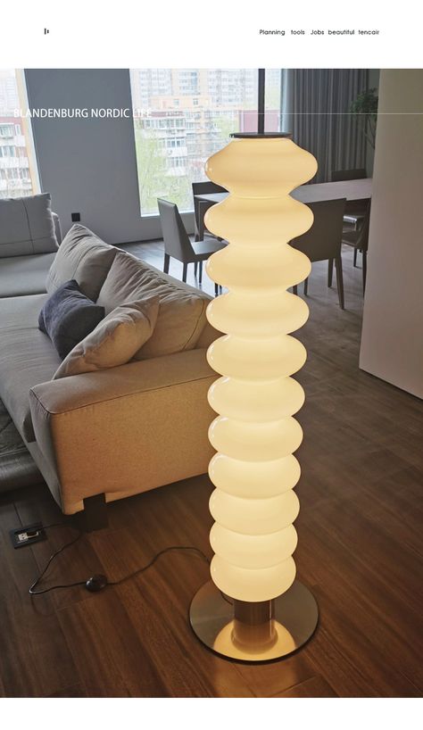 Home Office Led Lights, Bedroom Lighting Floor Lamp, Tall Lamp Bedroom, Funky Lamps Living Room, Cute Lamps For Bedrooms Tall, Wavy Floor Lamp, Unique Standing Lamp, Funky Standing Lamp, Post Modern Floor Lamp