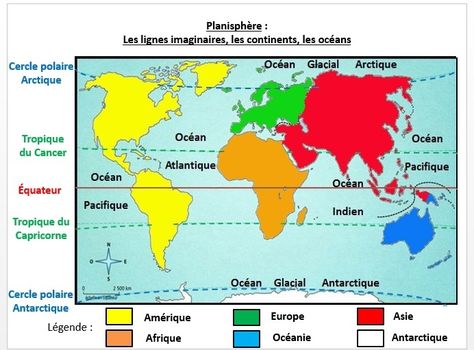 Questionner le monde : globe, planisphère, océans, continents Continents And Oceans, Globe, Quick Saves