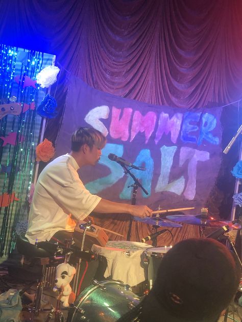 #summer #salt #band #thefillmore #concert #music #indie #drummer Summer Salt Band, What Is My Aesthetic, Cast Band, Google Pixel Wallpaper, Punk Baby, Concert Aesthetic, Band Wallpapers, Angel Aesthetic, Aesthetic Indie