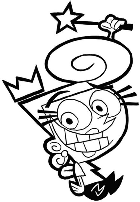 Wanda Is Timmys Odd Fairy Parent In The Fairly Odd Parents Coloring Page : Coloring Sun Cosmo Fairly Odd Parents, Cosmo And Wanda, Fairly Oddparents, The Fairly Oddparents, Fairly Odd Parents, How To Draw Steps, Odd Parents, Cartoon Coloring, Classic Cartoon Characters