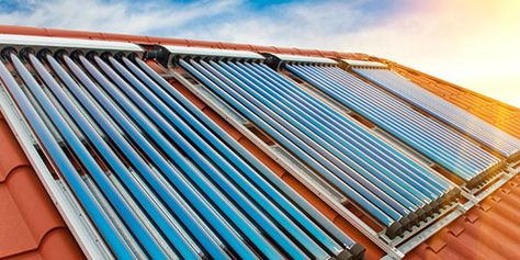 Solar Water Heating With Solar Thermal Panels - Which? Solar Thermal Panels, Solar Heating System, Solar Water Heating System, Water Heating Systems, Solar Water Heating, Solar Collector, Solar Thermal, Solar Hot Water, Solar Water Heater