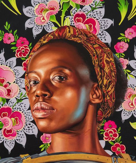 Kehinde Wiley Art, Africa Beauty, African Portraits Art, Portrait Artists, Kehinde Wiley, Human Drawing, Contemporary Portrait, Gcse Art, Performance Artist