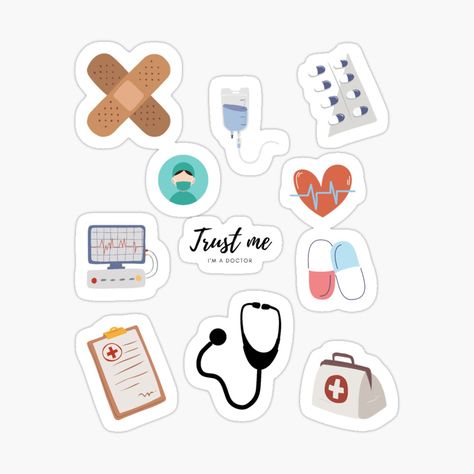 Stickers For Medical Student, Medicine Stickers Aesthetic, Medicine Stickers Free Printable, Stickers For Doctors, Cute Medical Stickers, Doctor Stickers Printable, Medical Stickers Free Printable, Health Stickers Printable, Medical Stickers Aesthetic