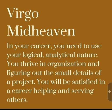 Virgo Midheaven, Aquarius And Virgo, Virgo Things, Virgo And Pisces, September Virgo, Virgo Personality, Pisces Aquarius, Zodiac Meanings, Career Help