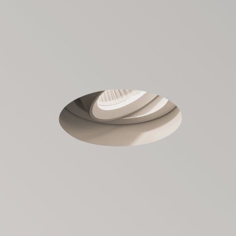 Trimless Round Adjustable LED Accent Ceiling, Drywall Ceiling, Astro Lighting, Recessed Spotlights, Modern Lighting Design, Ceiling Installation, Wall Ceiling Lights, Direct Lighting, White Lamp