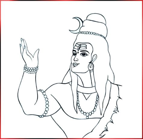 100+Lord Shiva Drawing Easy Pencil Sketch Images 8 Lord Shiva Pencil Drawing, Lord Shiva Drawing Easy, Shiva Drawing Easy, Shiva Images Lord, Drawing Shiva, Lord Shiva Drawing, Aari Motif, Drawing Easy Pencil, Shiva Drawing