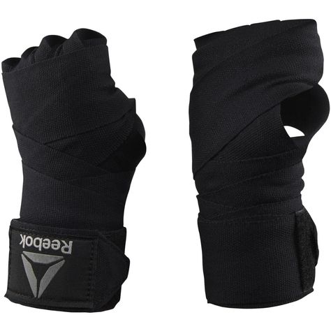 Reebok Combat Hand Wrap - Black 4058028339219 - Start Fitness Boxing Workouts, Delta Logo, Boxing Hand Wraps, Boxe Thai, Hand Wraps, Hand Protection, Black Reebok, Wrist Support, Reebok Classic