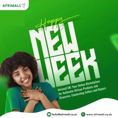 Happy New Week! Afrimall UK is your go-to online marketplace for authentic African products and groceries. Whether you're buying or selling, we connect you with the best of Africa, all in one place. Start your week by exploring a world of unique, high-quality items. Shop or sell with us today! #afrimall #shopafrican #africanproducts #africangroceries #onlinemarketplace #newweekvibes #supportlocal #authenticafrican