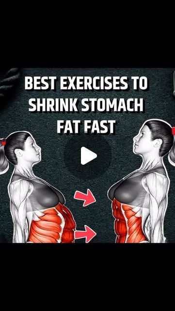 Deevy on Instagram: "Try these exercises to shrink stomach fat fast 🔥

Do 25 sec and 4 set of each exercise 🙏 and ready for the results 🤌

#bellyworkout #coreworkout #armsworkout #thighsworkout #bellyfat #workouts #fitness #reels #instagramreels #trendingreels #trending #fyp #foryoupage #viralreels #instagram  #aerobics" Stomach Flattening Exercises, Lower Back Fat Exercises, Exercises For Flat Stomach, Shrink Stomach, Lower Back Fat, Stomach Exercises, Ab Exercises, Thigh Exercises, Stomach Fat