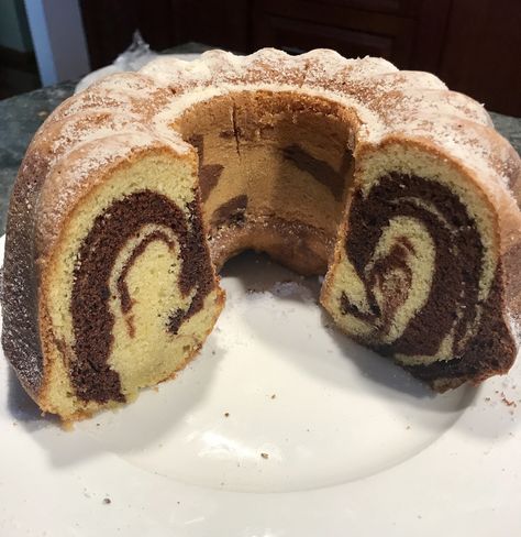 Marble Cake — European Zest German Marble Cake Recipe, Vanilla And Chocolate Cake, Marble Cake Recipe, Chocolate Ingredients, Jelly Doughnuts, Marble Cake Recipes, Plum Cake, Marble Cake, German Food