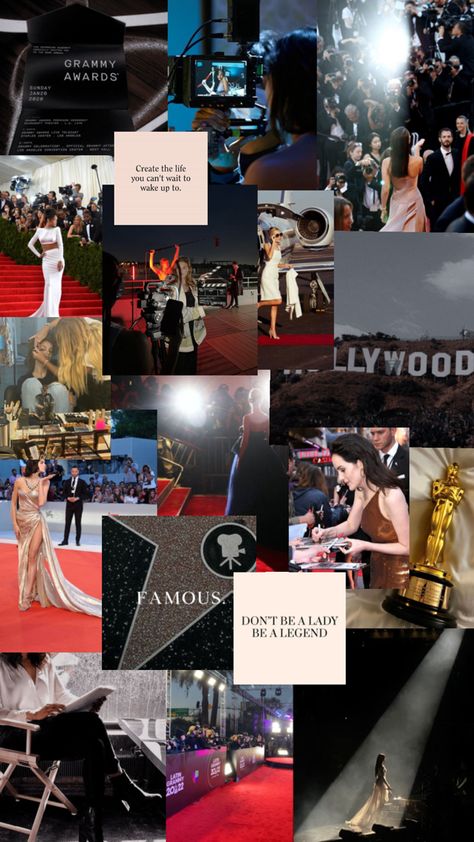 #aestatic #foryou #actress #collage #famous Famous Vision Board, Actress Quote, Actress Career, Hollywood Aesthetic, Famous Lifestyle, The Best Wallpapers, My Future Job, Vision Board Wallpaper, Career Vision Board