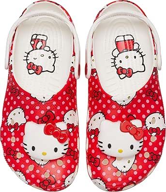 Hello Kitty Crocs, Hello Kitty Slippers, Hello Kitty Shoes, Hello Kitty Accessories, Clogs Style, Kids Luggage, Comfy Shoes, Pink Shoes, Black Pattern