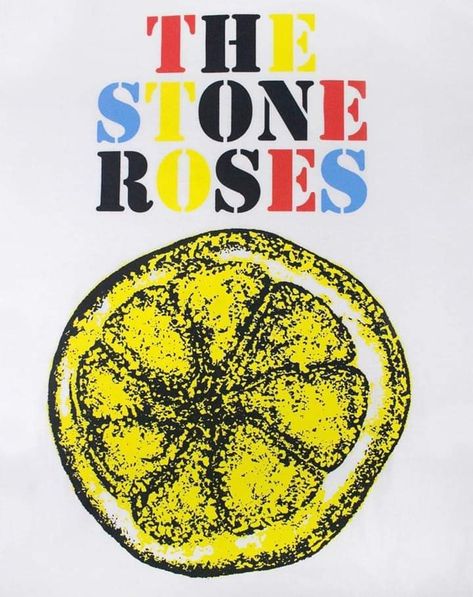 The Stone Roses Poster, Stone Roses Poster, Stone Roses Lemon, Cam Aesthetic, Music Sleeve, Lemon Poster, Lemon Pictures, Roses Poster, Manchester Art