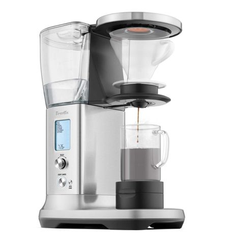 9 innovative kitchen gadgets that will make your life (and cooking) better | T3 Breville Espresso Machine, Breville Espresso, Stainless Steel Coffee Maker, Single Cup Coffee Maker, Seattle Coffee, Pour Over Coffee Maker, Glass Carafe, Filter Coffee, Pour Over Coffee