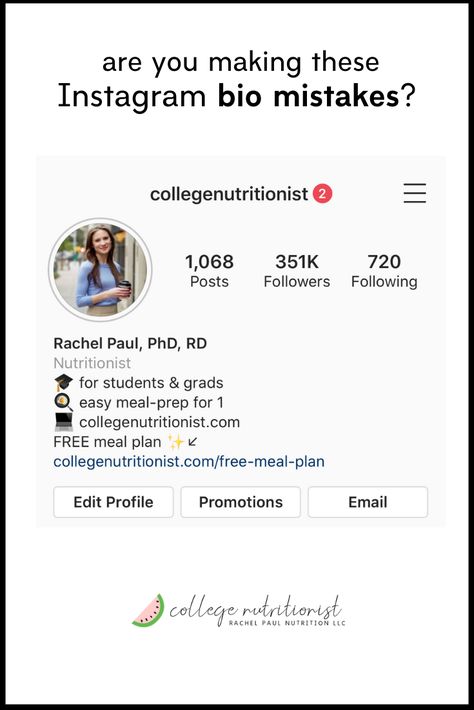 Top 5 mistakes to avoid when creating your #Instagram bio #collegenutritionist #entrepreneur #algorithm Engineer Bio For Instagram, Instagram Bio Ideas For College Students, Instagram Bio Ideas Study, Entrepreneur Instagram Bio Ideas, Student Bio Instagram, Dump Account Bio Ideas, People Use You, Mba Student, Ig Bio