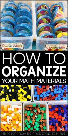 Math Center Organization, Center Organization, Teaching Organization, Classroom Materials, Math Materials, Classroom Organisation, Math Manipulatives, Math Workshop, Teacher Organization