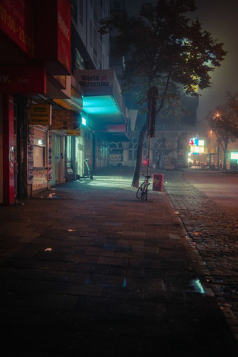 https://www.behance.net/gallery/88710187/What-the-Fog-Stranger-Nights?tracking_source=best_of_behance Fog Photography, Photographic Projects, Night Vibes, Night Photos, The Fog, Cinematic Photography, City Street, Night City, Night Aesthetic