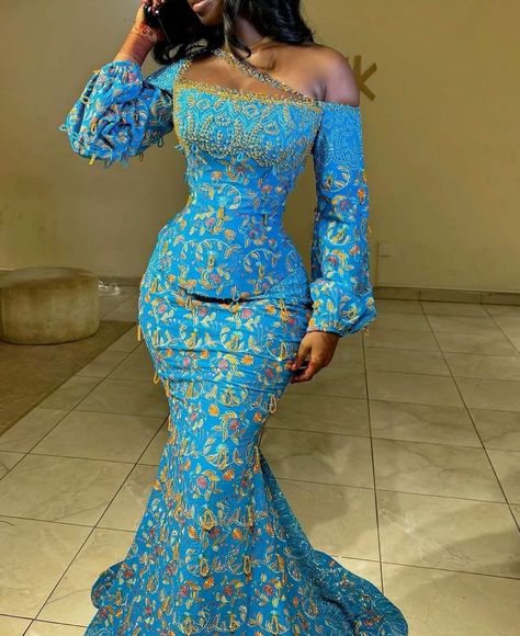 Eid Outfits African, Nigerian Traditional Dresses, Nigerian Dress Styles, Nigerian Dress, Nigerian Lace Styles Dress, Nigerian Lace Styles, Long African Dresses, African Prom Dresses, Best African Dresses