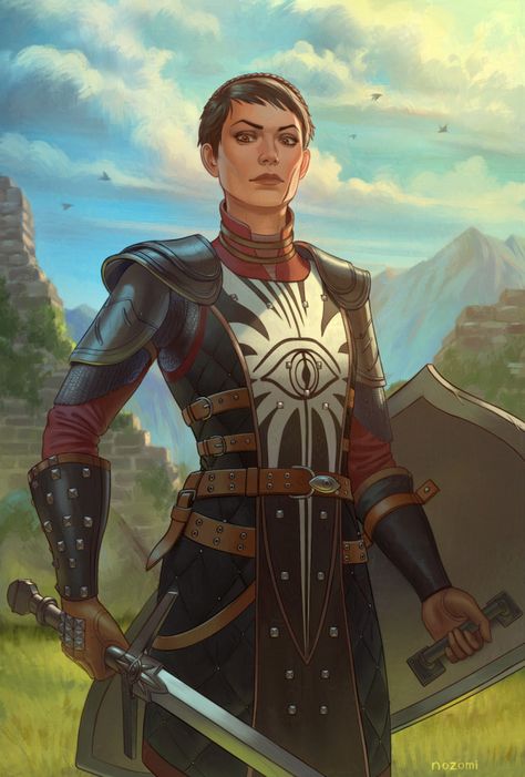 Dragon Age Artwork, Isabela Dragon Age, Cassandra Dragon Age, Dragon Age Fanart, Dragon Age Qunari, Cassandra Pentaghast, Dragon Age Characters, Dragon Age Series, Dragon Age 2