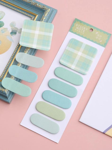 Sticky Notes Collection, Stationery Obsession, Office Supplies Desk Accessories, Kawaii School Supplies, Woodworking Storage, Kawaii Pens, Memo Notepad, School Tool, Study Stationery