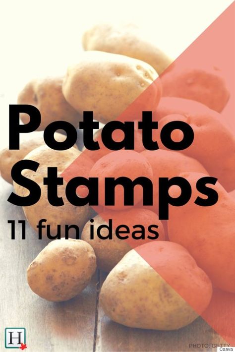 potato stamps Potato Stamps For Kids, Potato Stamping Art, Potato Stamp Art, Potato Stamps, Easy Stamps, Kids Craft Ideas, Potato Stamp, Potato Print, Stamp Art