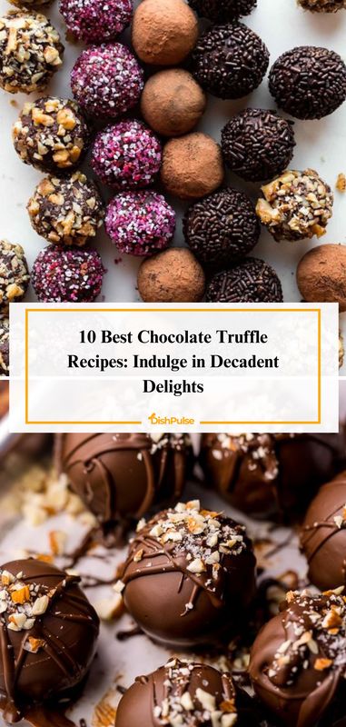 Indulge in decadent delights with the 10 Best Chocolate Truffle Recipes! 🍫✨       #ChocolateTruffles #DecadentDesserts #SweetIndulgence #Chocoholics #DishPulse Chocolate Cookie Truffles, Chocolate Filled Candies, Holiday Truffles Christmas Desserts, Black Forest Truffle, Choc Truffles Easy, Dark Chocolate Candy Recipes, Mini Truffle Desserts, Chocolate Candies Recipes, Truffle Chocolate Recipe