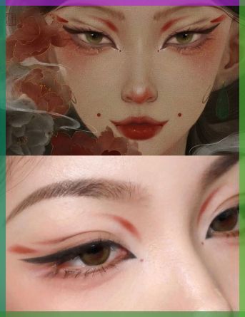 Anime Eye Makeup, Mekap Mata, Cute Eye Makeup, Doll Eye Makeup, Korean Eye Makeup, Ethereal Makeup, Dope Makeup, Edgy Makeup, Creative Eye Makeup