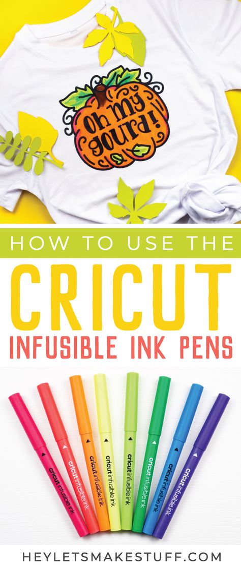 Cricut Infusible Ink Pens, Infusible Ink Pens, Pen Projects, Pens And Markers, Sublimation Crafts, Cricut Help, How To Use Cricut, Cricut Expression, Maker Project