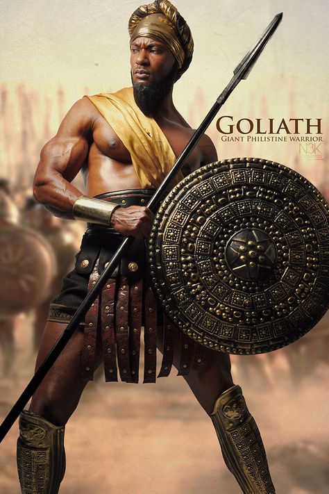 Goliath by International Photographer James C. Lewis  | ORDER PRINTS NOW: http://fineartamerica.com/profiles/2-cornelius-lewis.html Blacks In The Bible, Black Jesus, African Royalty, Bible Characters, Black Knowledge, Biblical Art, Black Artwork, Black Love Art, Black Art Pictures